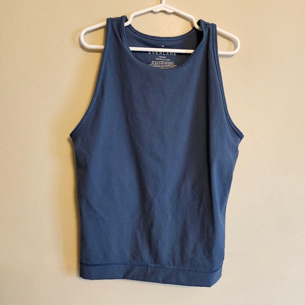 Everlane Perform Dark Teal Sleeveless Workout Tank XS